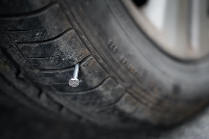 A Nail in My Tire, But Not Flat
