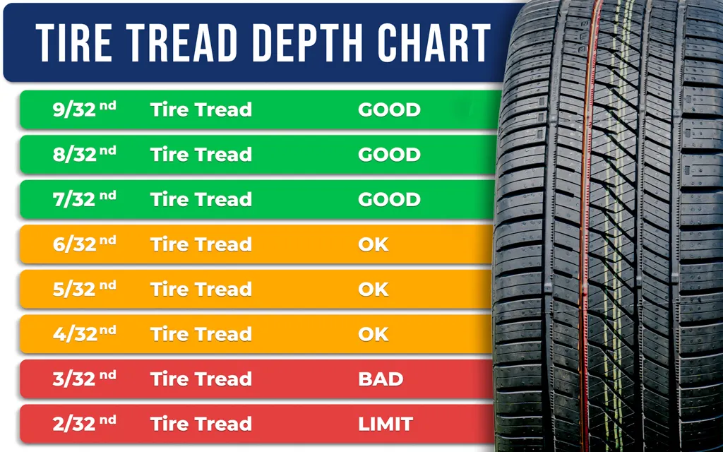 Is 7/32 Tire Tread Depth Good? A Comprehensive Guide