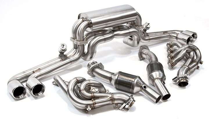 Stainless steel car exhaust system