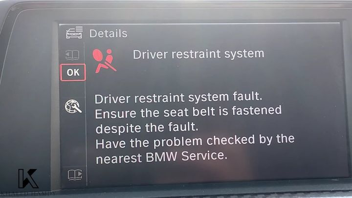 How To Fix Driver Restraint System Malfunction BMW?