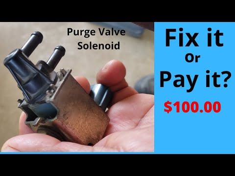 How to Clean a Purge Solenoid Valve?