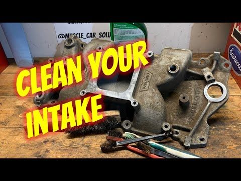 Cleaning an Aluminum Intake Manifold: A Hands-On Experience