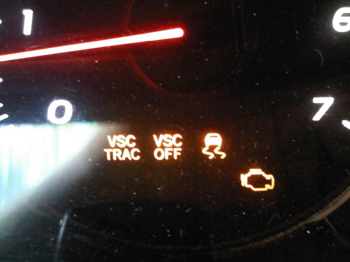 Lexus Check Engine Light Vsc Trac Off