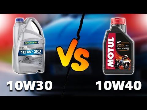 What's the Difference Between 10W30 and 10W40 Engine Oil?